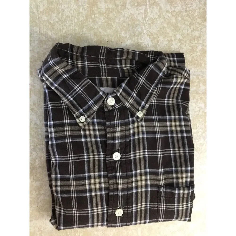 Carhartt Vtg Shirt Mens Large Tall Short Sleeve Button Down‎ Relaxed Fit